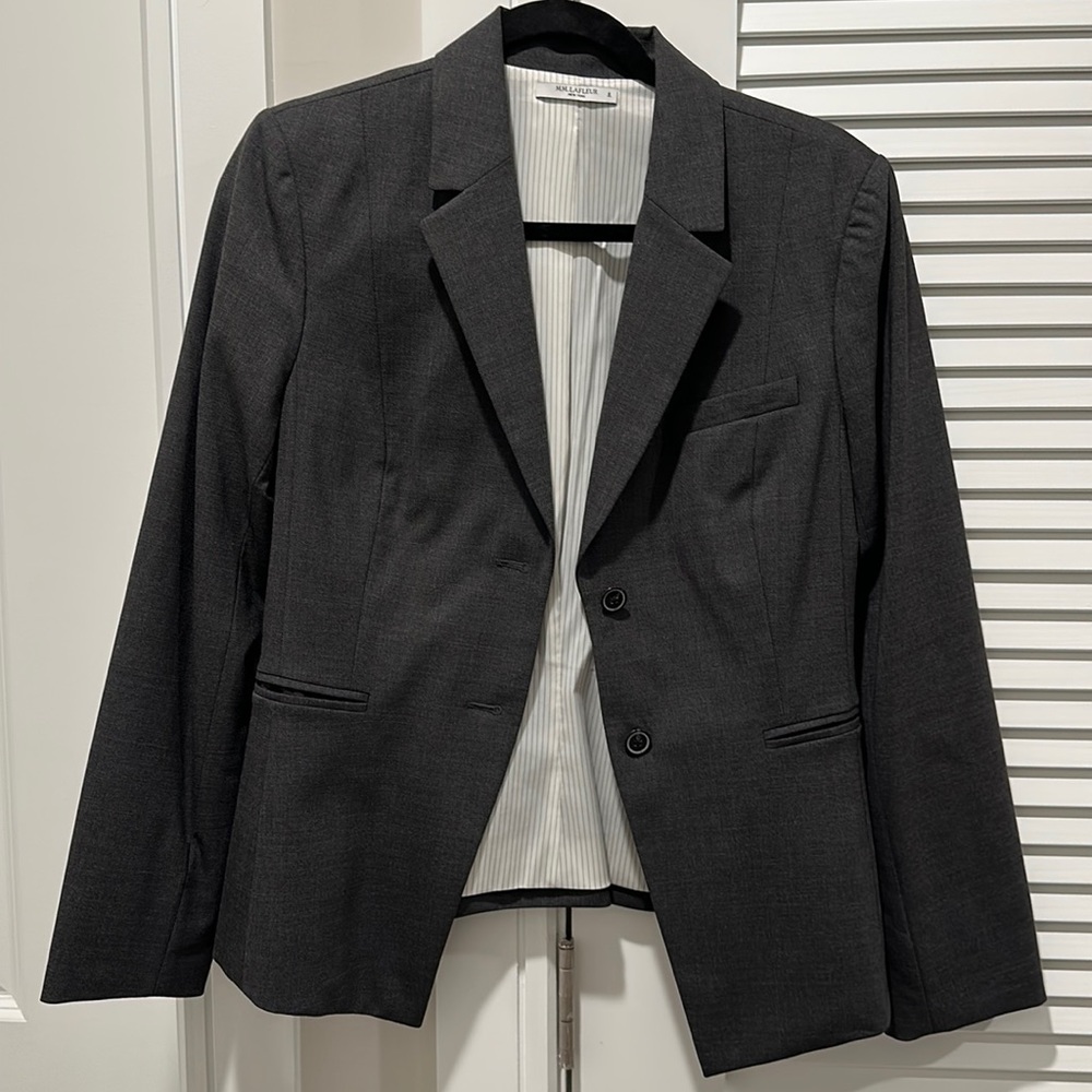 MM LaFleur Hoffman Blazer - Gray Melange Sz 6
